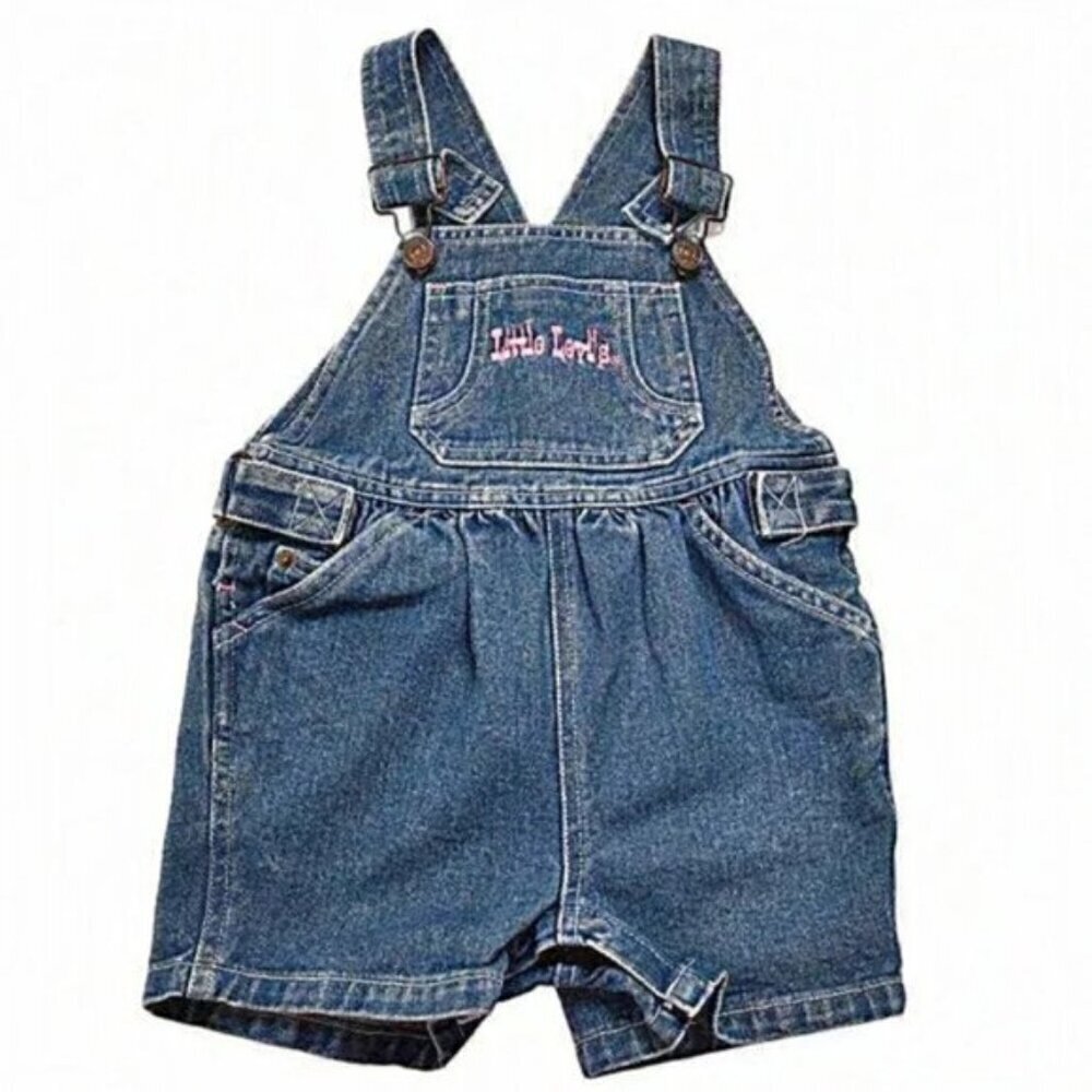 Little Levi's Blue Jean Shortalls Cotton Overalls 3T